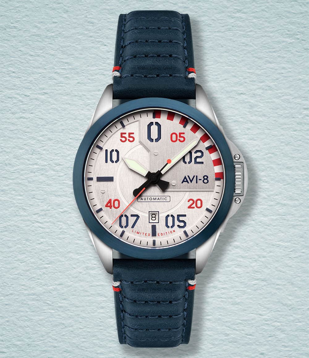 AVI-8 Watch Steel Ascent AVI-8 P-51 Mustang 85th Anniversary Limited Editions