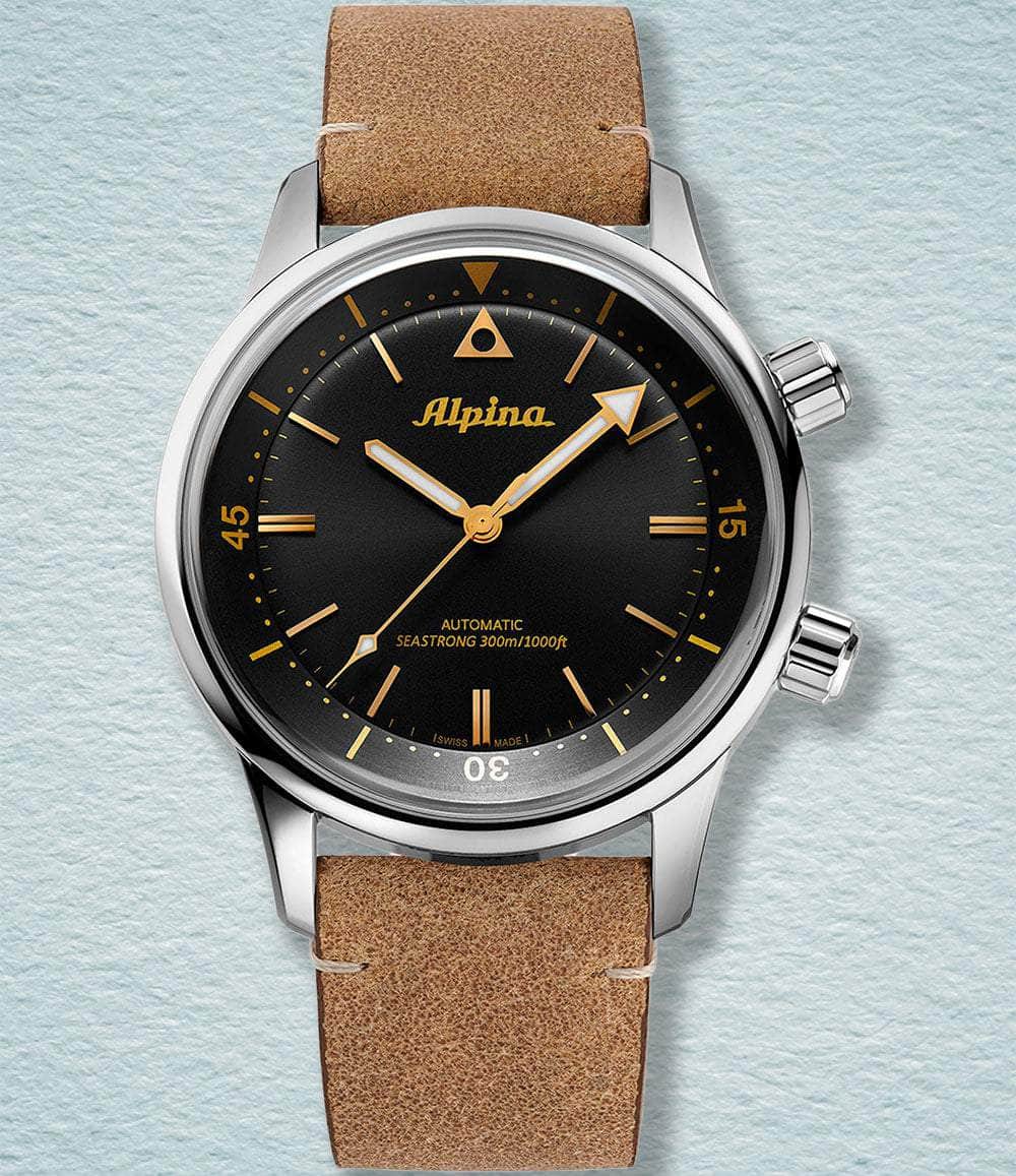 Alpina Watch Black Diver 300 Heritage