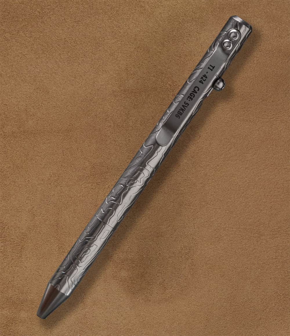 CountyComm EDC MaxMadCo Design Gen 3 Titanium Bolt Action Pen