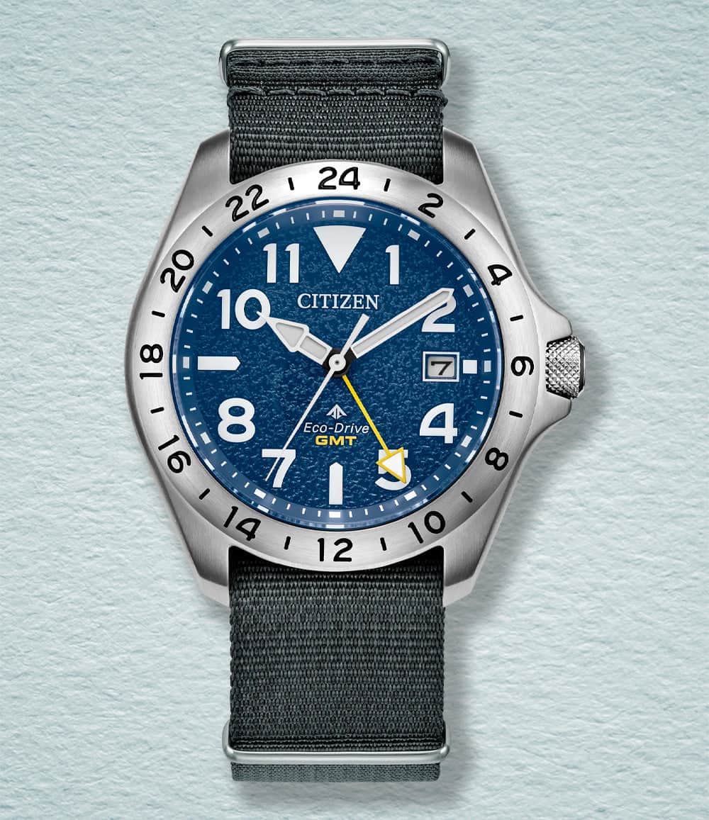 Citizen Watch Blue Citizen Promaster Land GMT 39mm Watch Collection