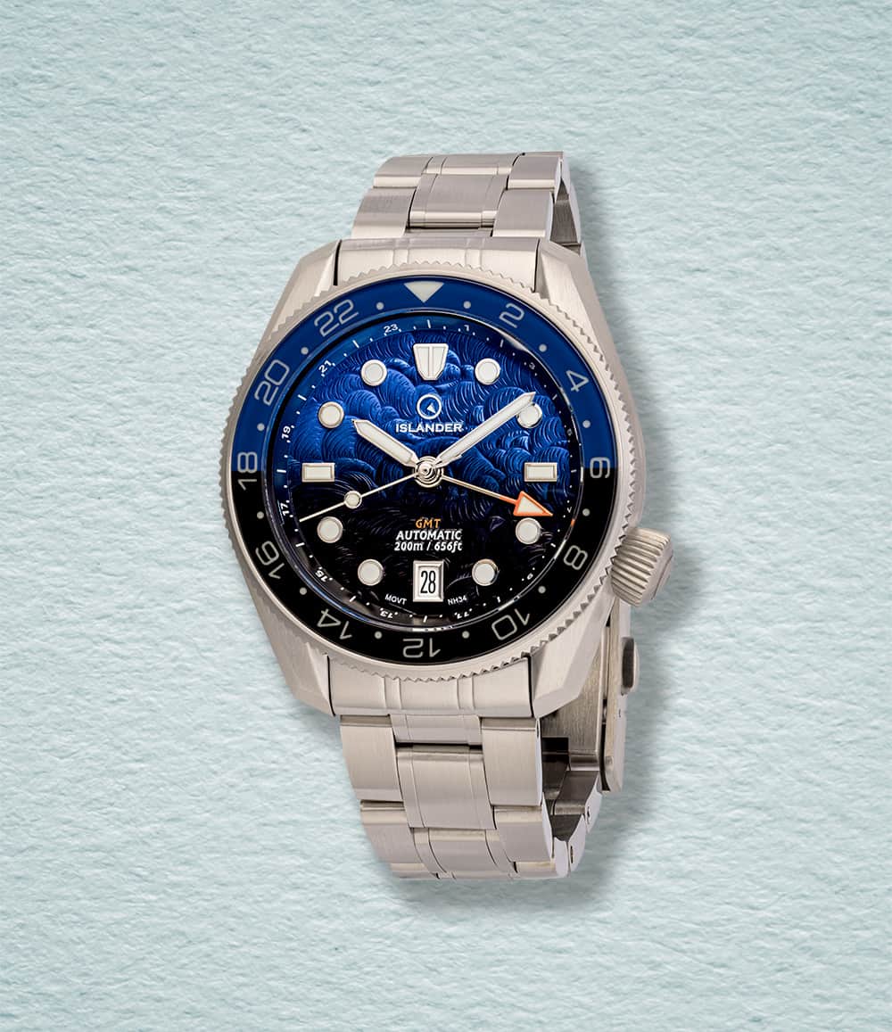 Islander Watch Blue Islander JFK Automatic GMT Watch (2026)