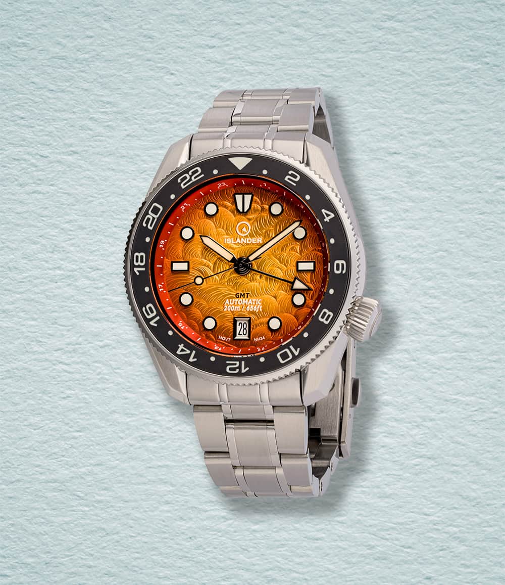 Islander Watch Orange Islander JFK Automatic GMT Watch (2026)