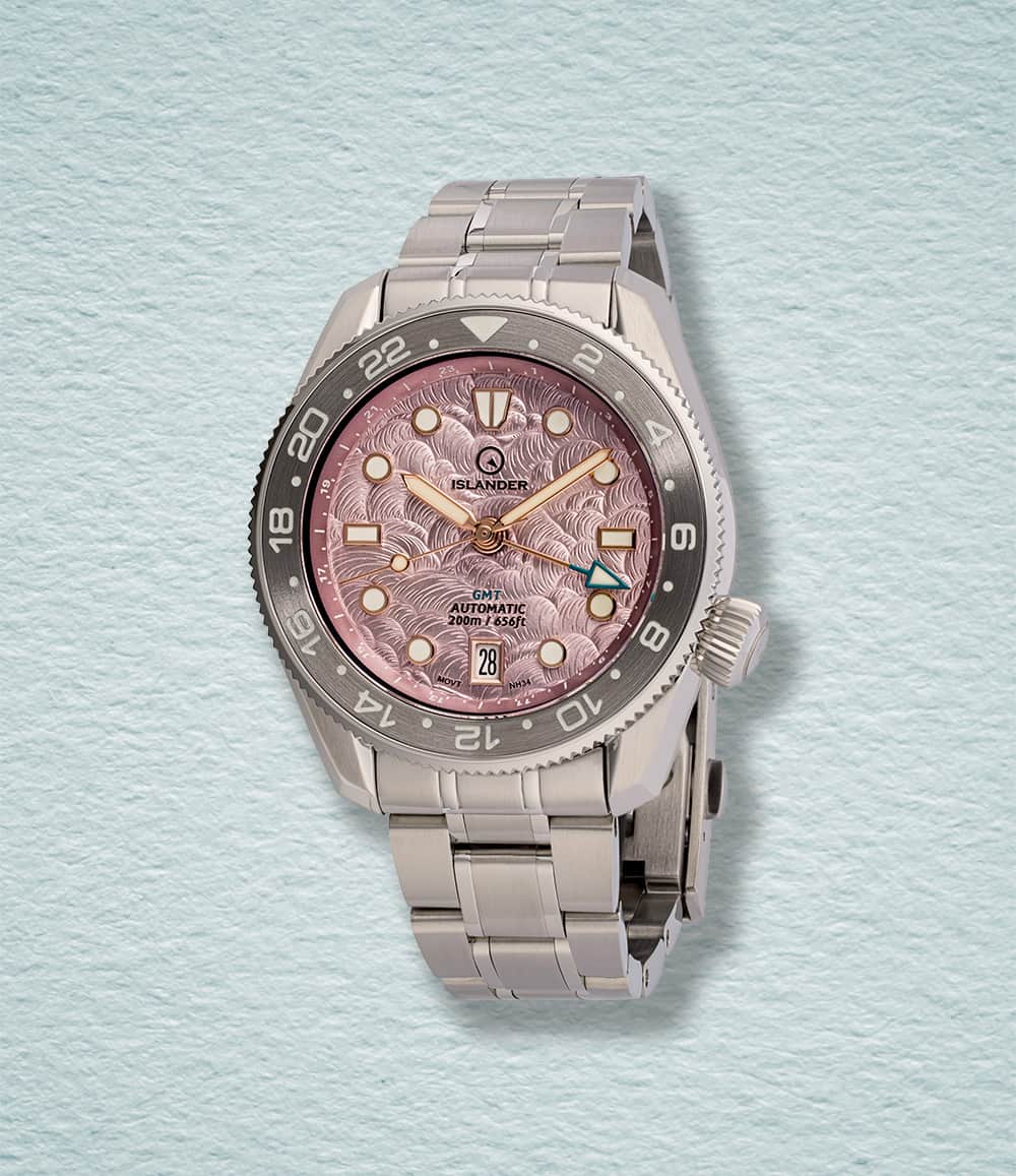 Islander Watch Pink Islander JFK Automatic GMT Watch (2026)
