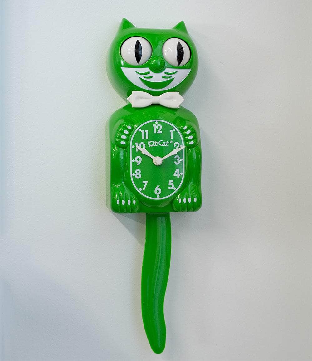 California Clock Company Clock Green Kit-Cat Klock