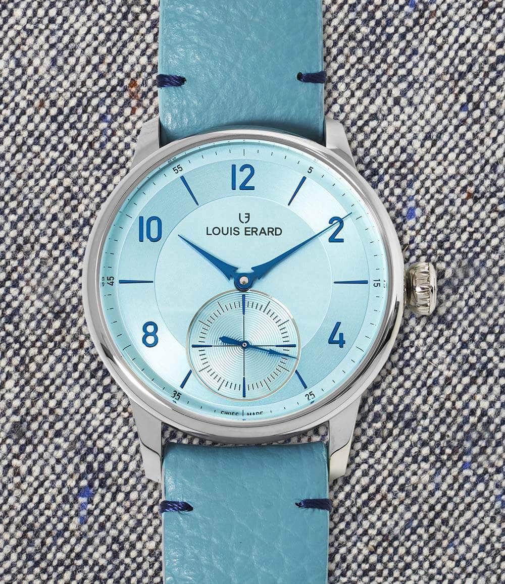 Louis Erard Watch Glacier Blue Excellence Petite Second
