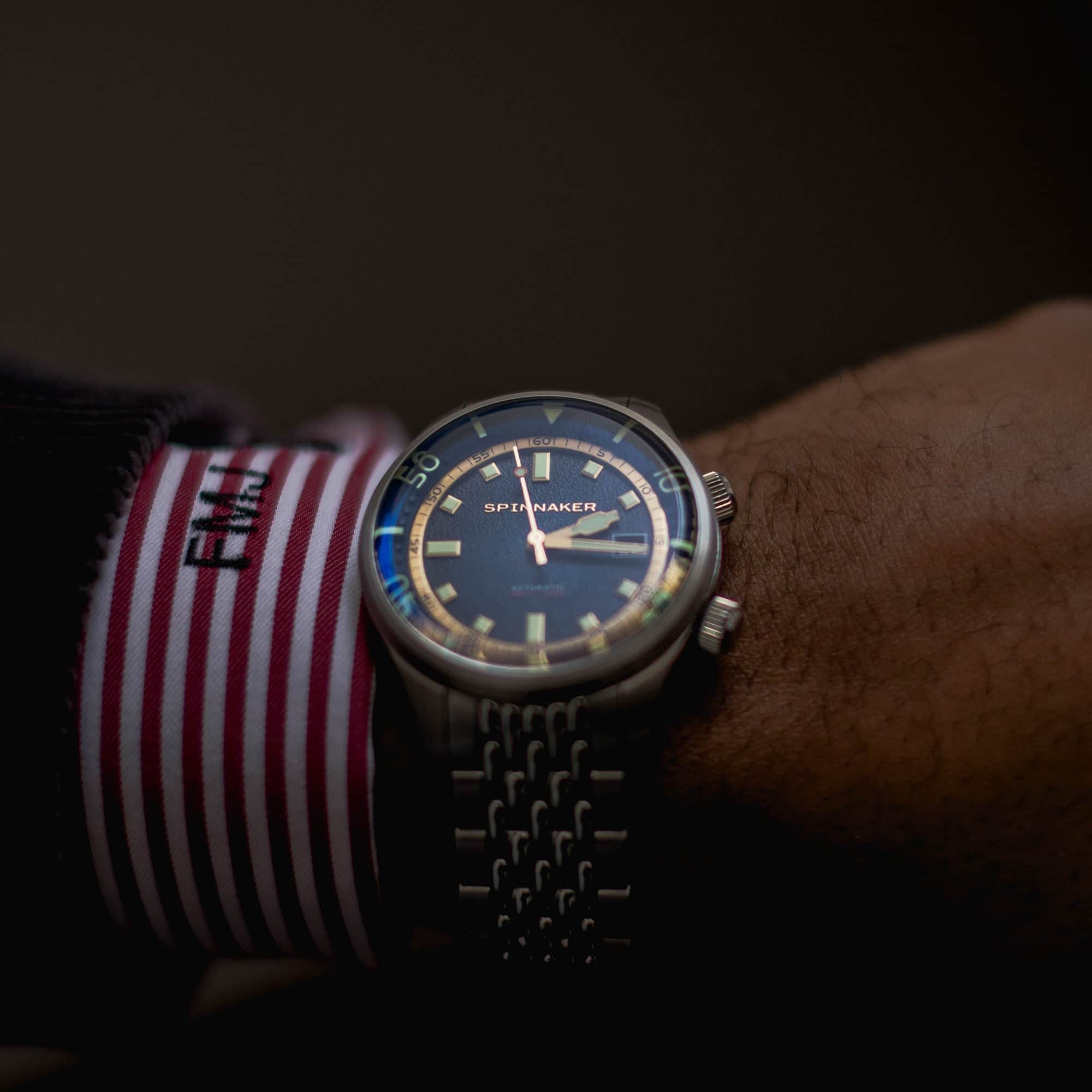 Spinnaker Watch Spinnaker Bradner Automatic Pacific Blue Watch