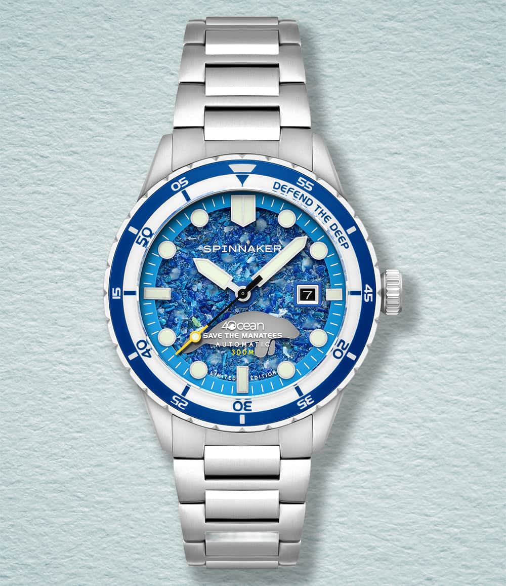 Spinnaker Watch Manatee Spinnaker Hass Automatic x 4ocean Limited Edition Watch Collection