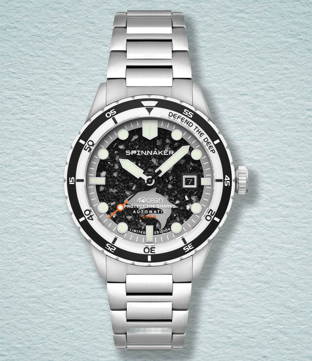 Spinnaker Watch Sharks Spinnaker Hass Automatic x 4ocean Limited Edition Watch Collection