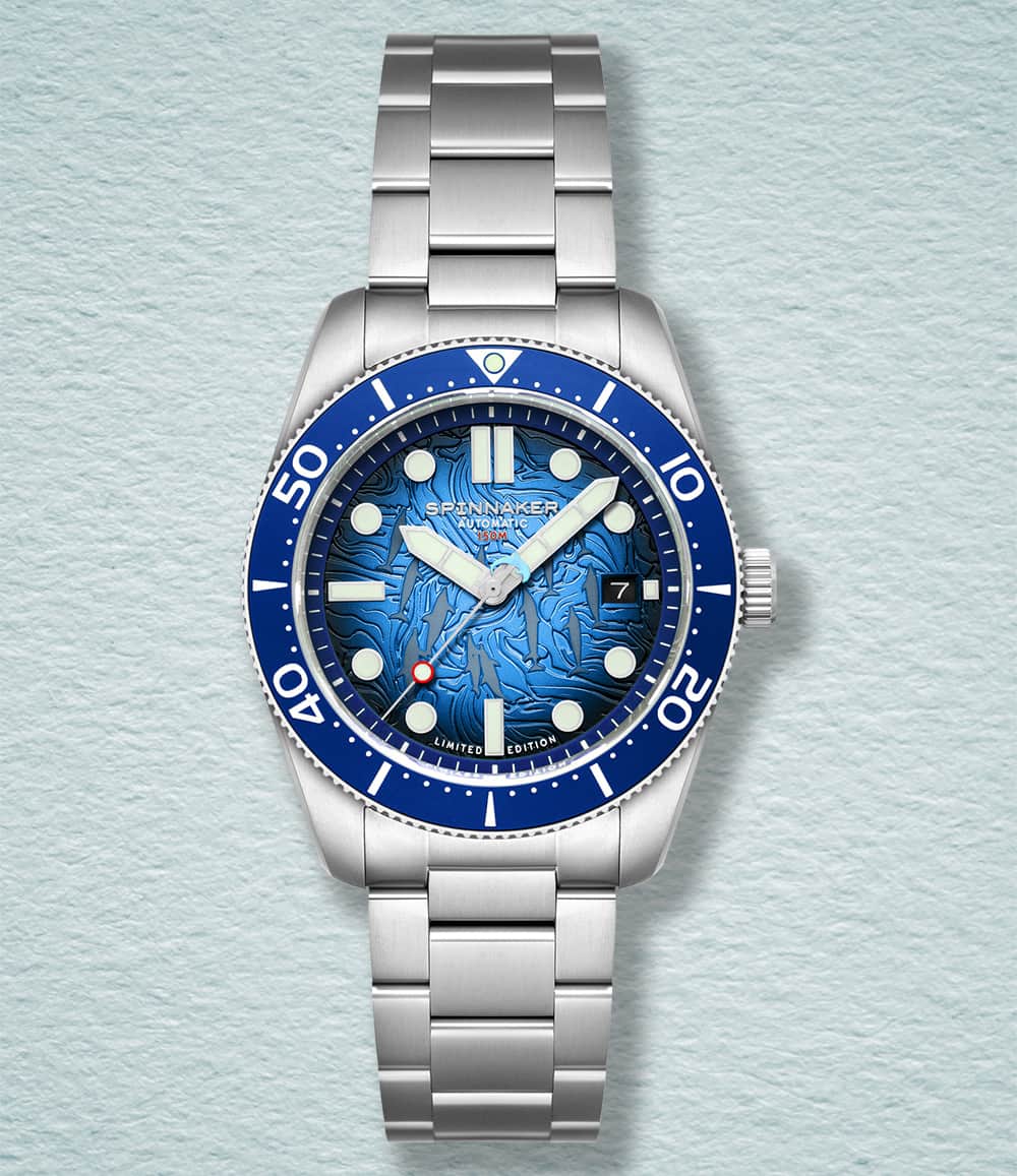 Spinnaker Watch Aqua Play Croft Mid-Size Automatic Dolphin Project Limited Edition