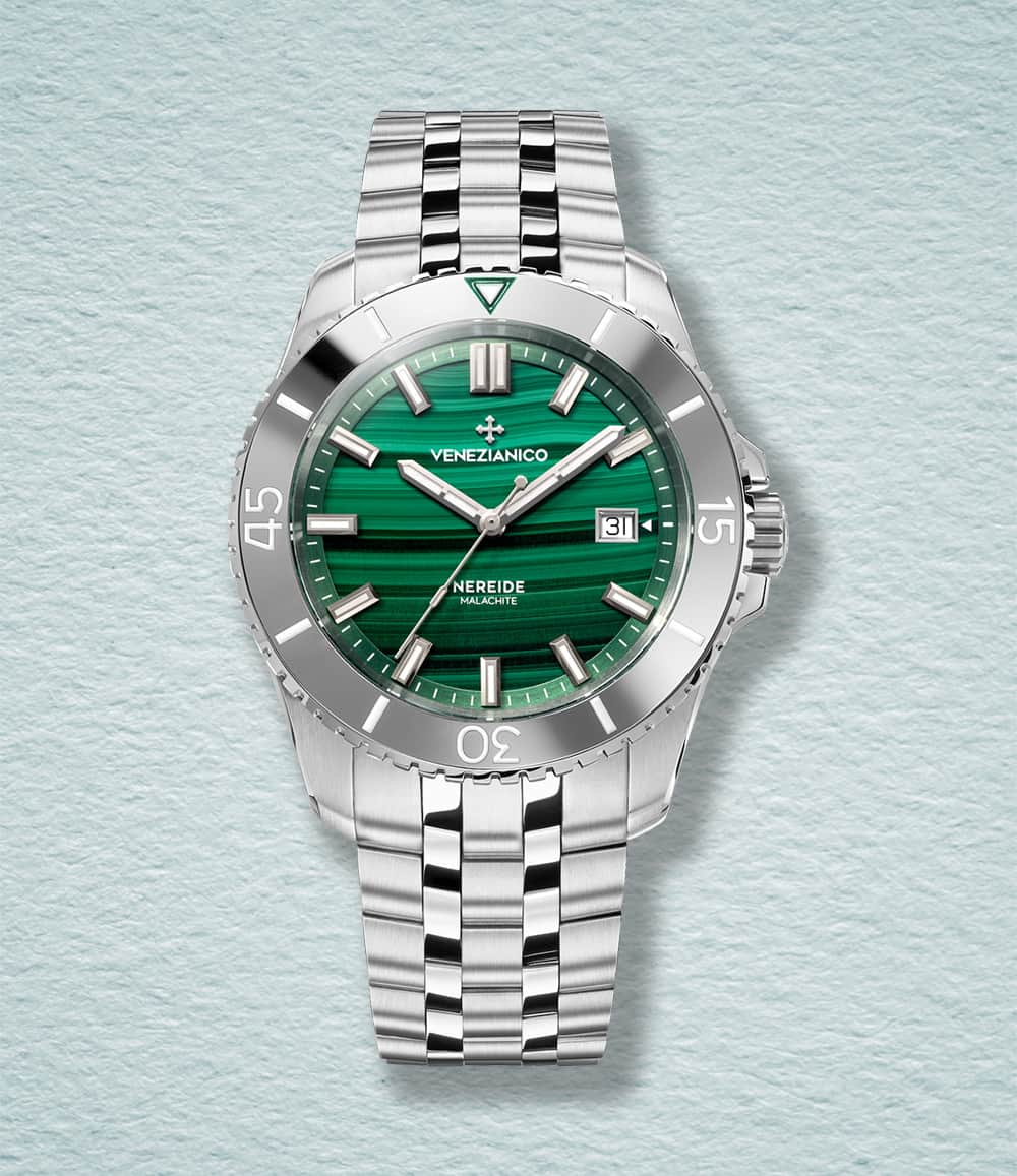 Venezianico Watch Malachite Nereide 42 Stone Dials