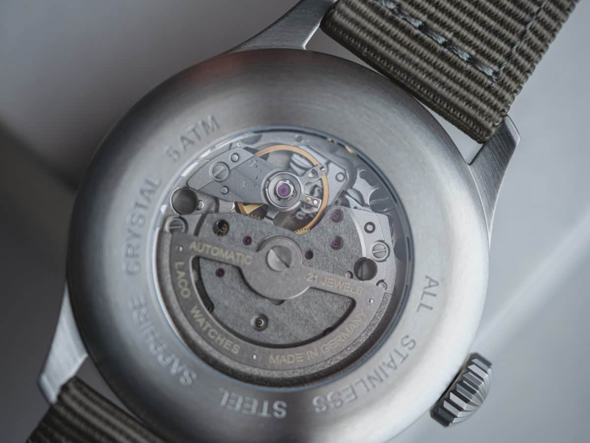 Watch Gang Watch Augsburg Blaue Stunde 39 nylon bracelet | Blue Dial