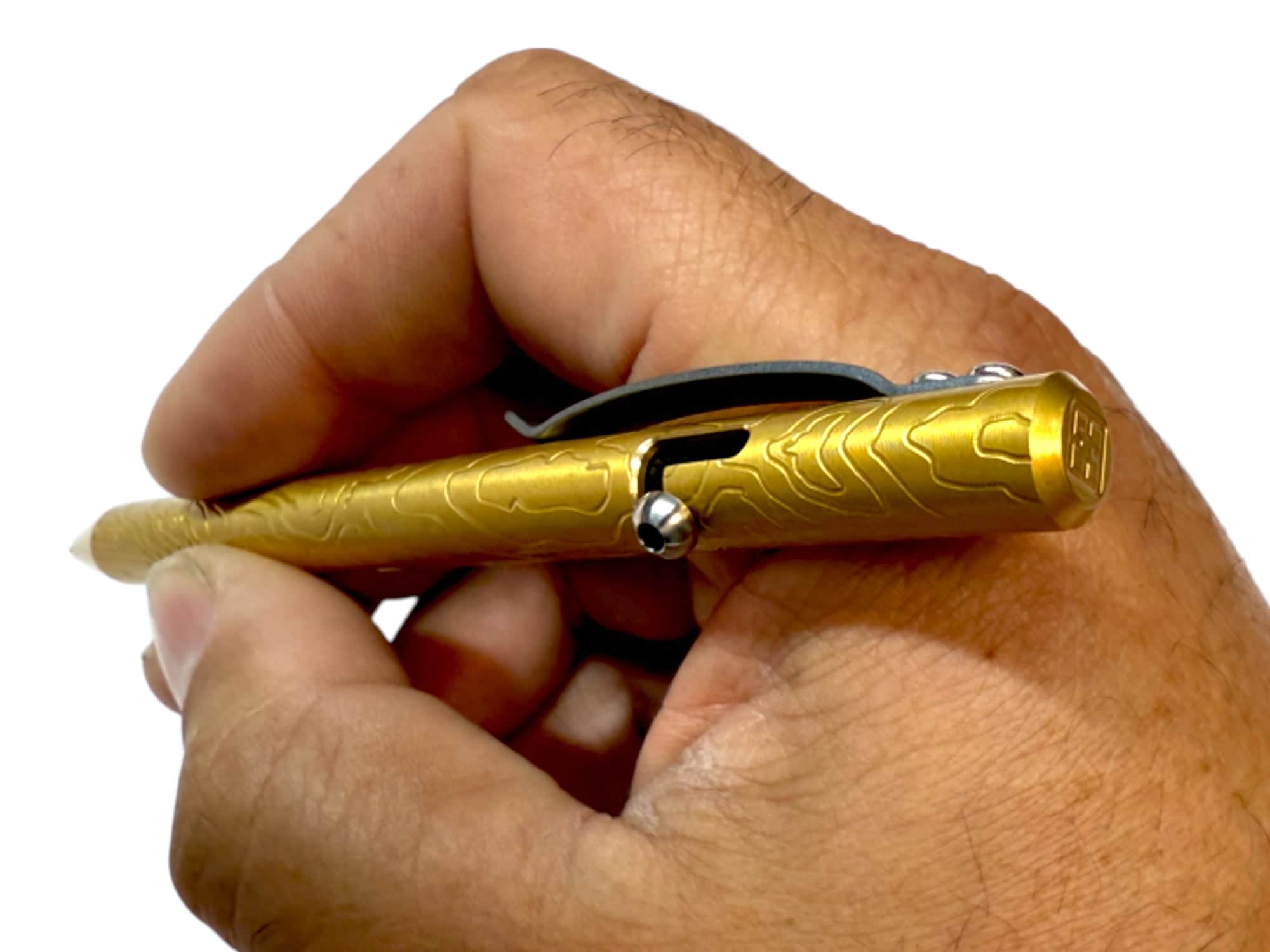 CountyComm Pens Brass - MaxMadCo Design - Bolt Action Pen - GEN 2 - Limited Run!