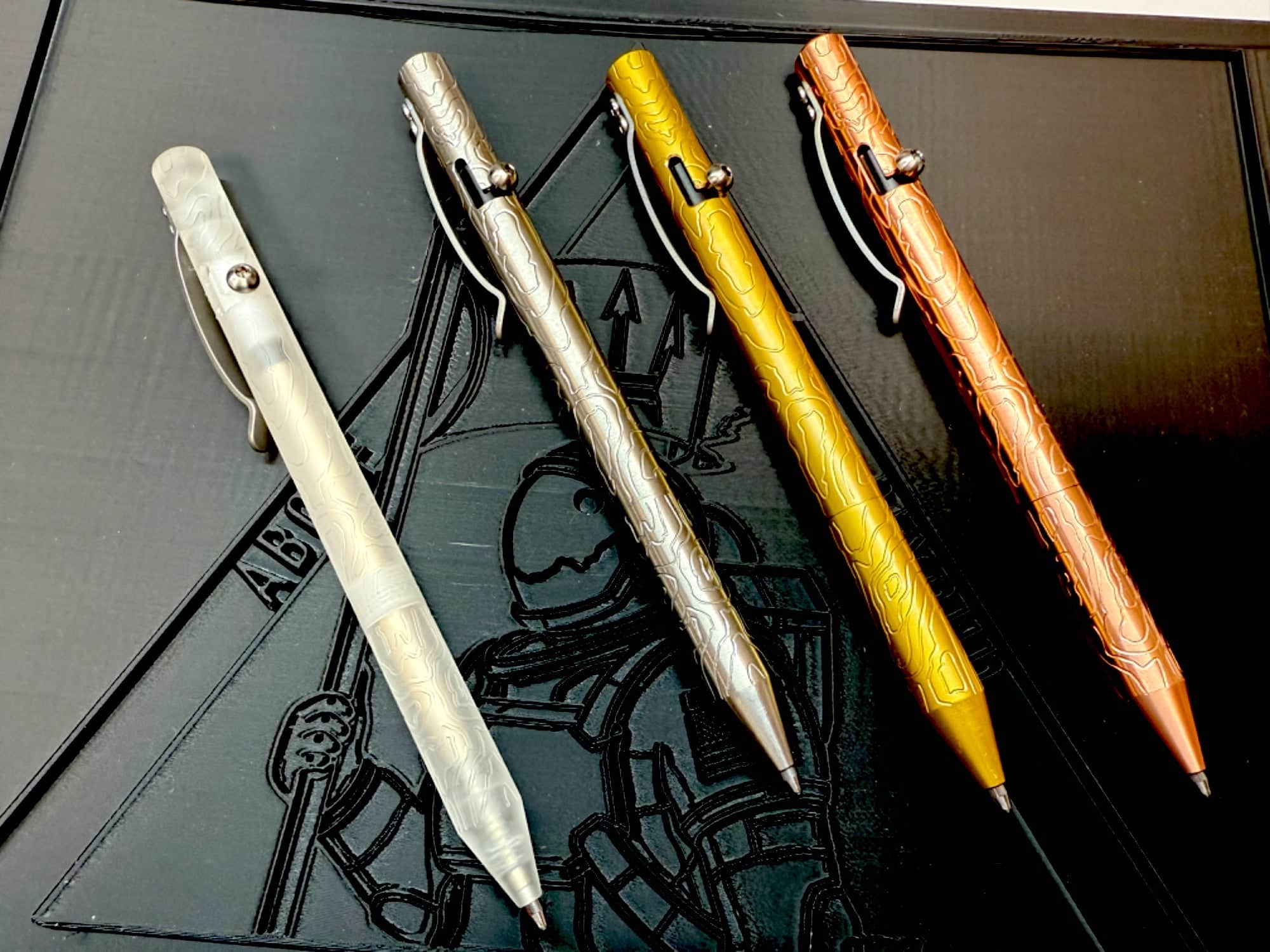 CountyComm Pens Polycarbonate - MaxMadCo Design - Bolt Action Pen - GEN 2