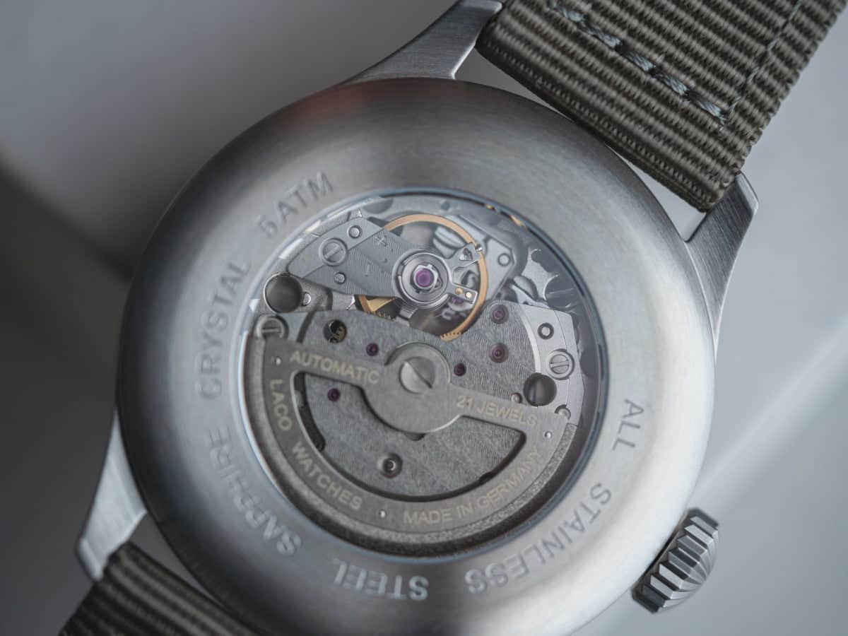 Watch Gang Watch Aachen Blaue Stunde 39 nylon bracelet | Blue Dial