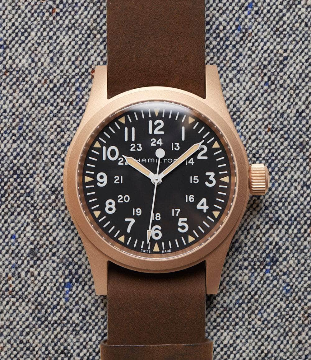 Hamilton Watch Bronze Khaki Field Mechanical 38mm Bronze
