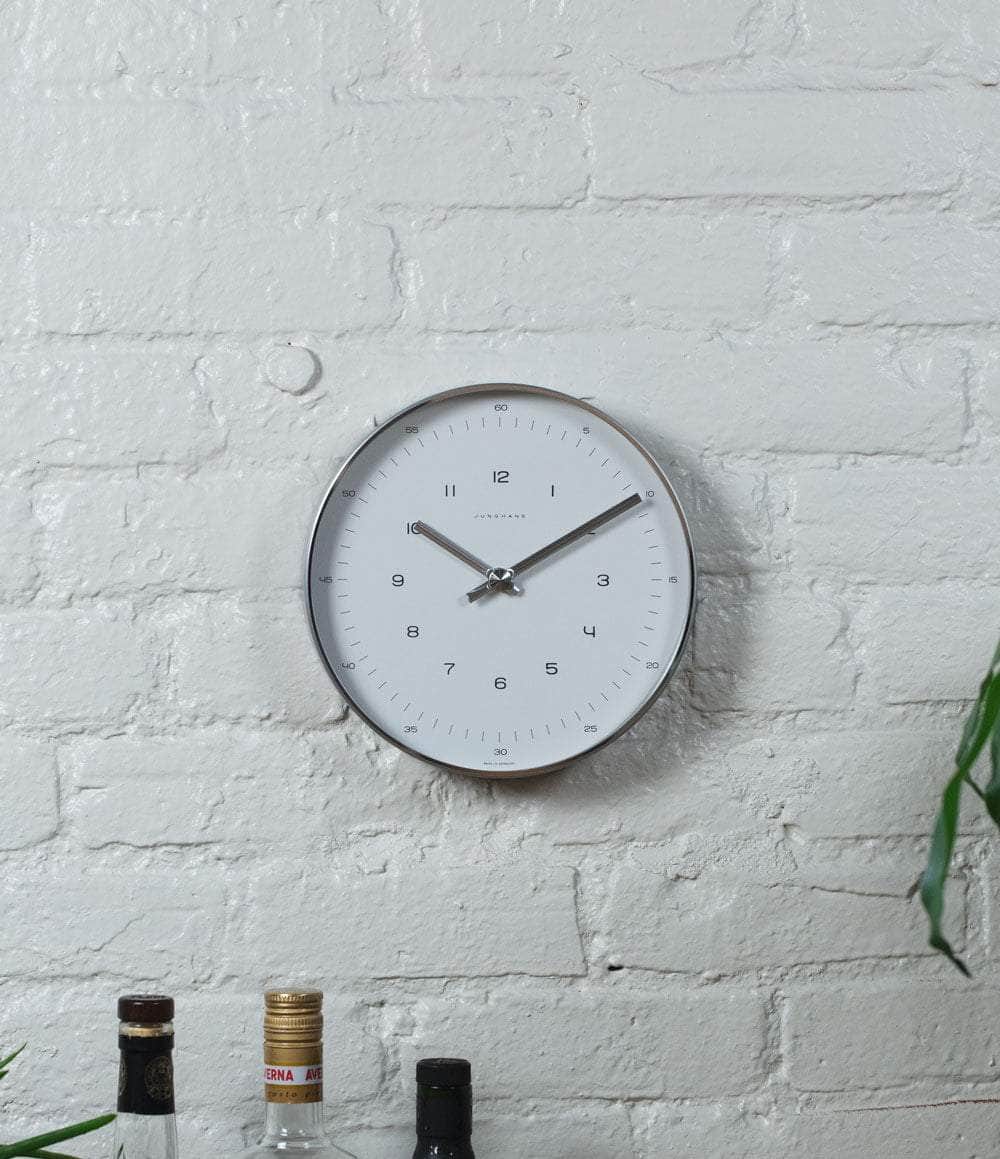 Junghans Clock Default / Numerals Max Bill 8 Inch Wall Clock