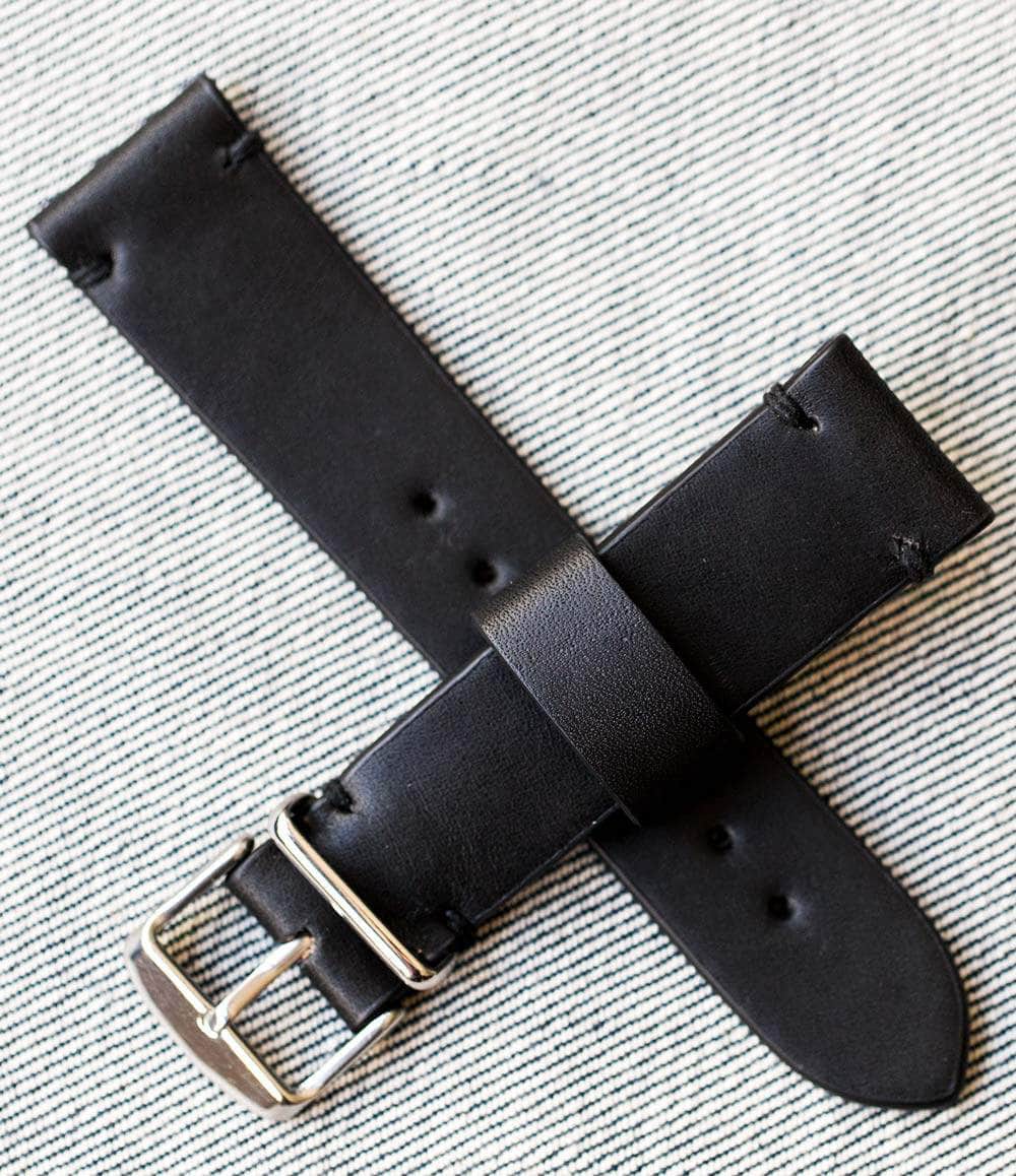 Worn & Wound Strap Black / 18mm / Brushed Model 2 Premium